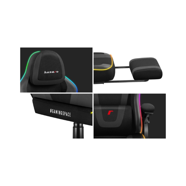 Huzaro Force 4.6 Mesh RGB Smart Gaming Chair - Black | FORCE4.6 - Image 13