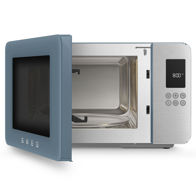 Smeg Microwave 29l | Storm Blue | MOC01SBMUK - Image 4