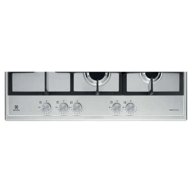 Electrolux 600 Slim Line Gas Hob 75cm 5 Burner - Stainless Steel | KGS75662SX - Image 2