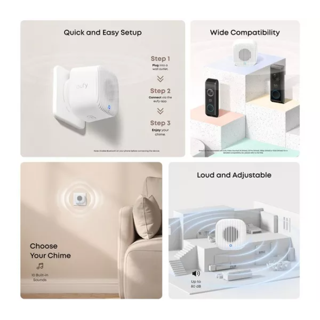 Eufy Video Doorbell C31 With Chime 2 | E8223313 - Image 3