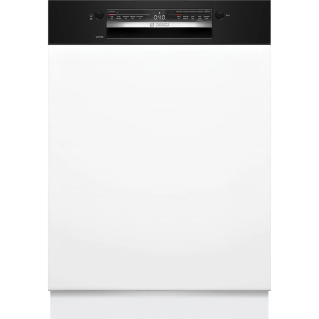 Bosch Series 2 Semi-Integrated Dishwasher - White/Black | SMI2HTB02G Bosch Series 2 Semi-Integrated Dishwasher - White/Black | SMI2HTB02G