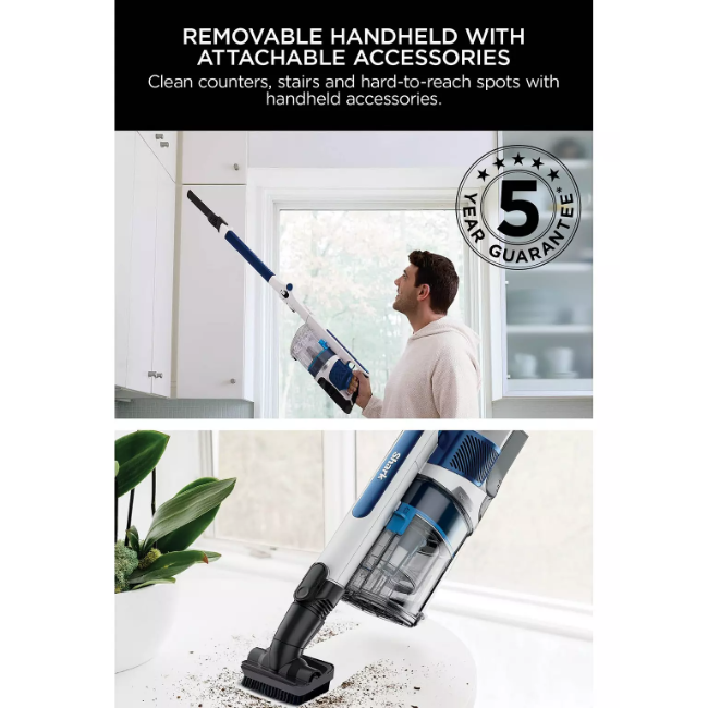 Shark PowerPro Cordless Stick Vacuum, with Anti Hair Wrap & Floor Detect - Navy Metallic | IZ380UK - Image 8