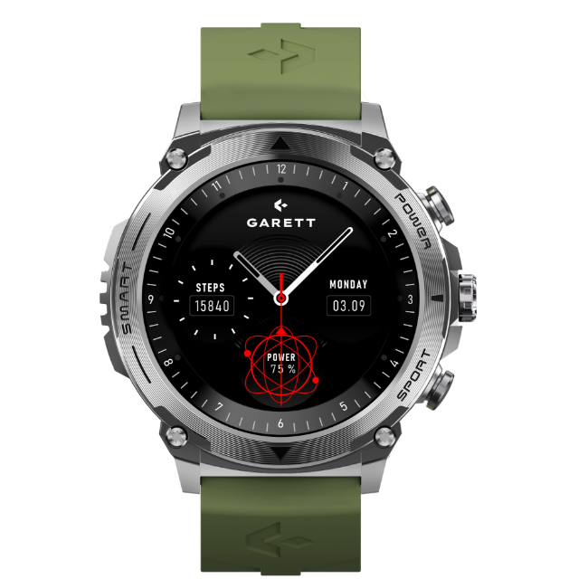 Garett Atom Smartwatch - Silver Steel | ATOM-SILVER - Image 8