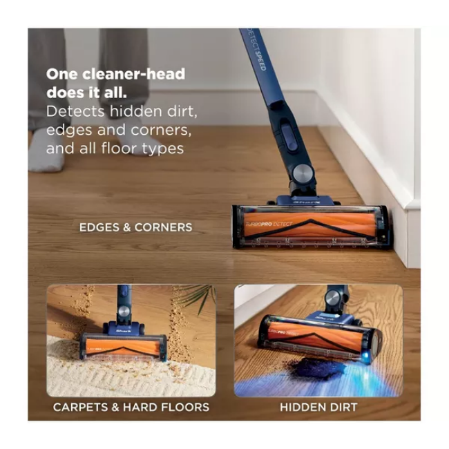 Shark PowerDetect Speed Luxe Collection Clean & Empty Cordless Vacuum - Ultramarine | IA3241UKT - Image 11