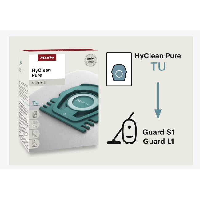 Miele HyClean Pure TU Vacuum Cleaner Bag | 12557060 - Image 2 Miele HyClean Pure TU Vacuum Cleaner Bag | 12557060 - Image 2
