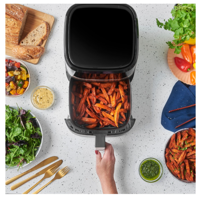 Russell Hobbs Satisfry Airfryer 4.3l | Black & Champagne | 27610 - Image 4