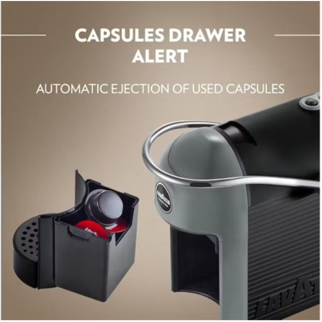 Lavazza A Modo Mio Jolie Evo Coffee Machine | Grey | 18001422 - Image 4