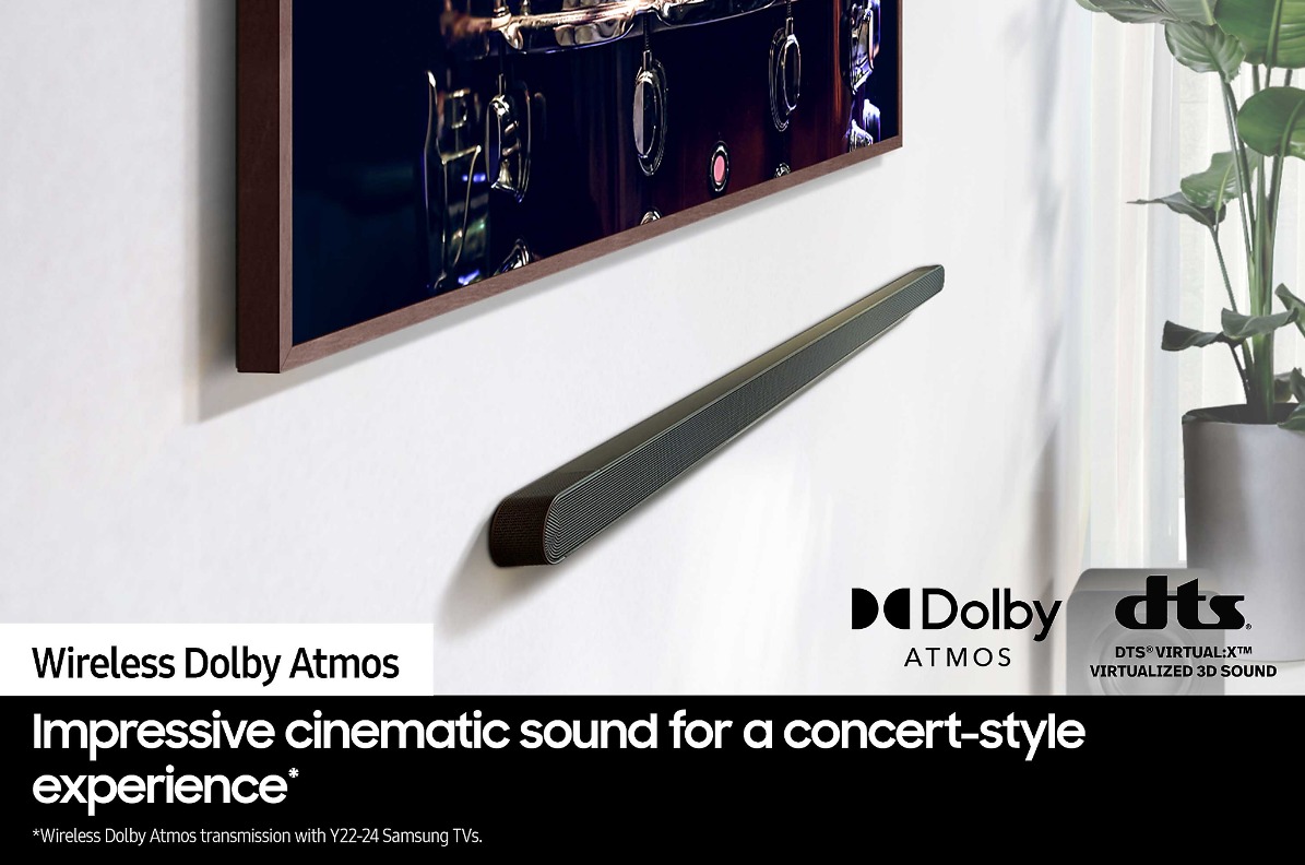Samsung Ultra Slim 3.1.2" Soundbar with Subwoofer - Black | HW-S800D-XU - Image 5