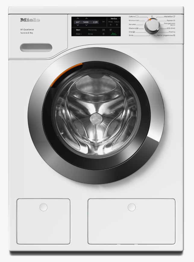 Miele 9Kg 1400 Spin Washing Machine - White | WEG665 Miele 9Kg 1400 Spin Washing Machine - White | WEG665