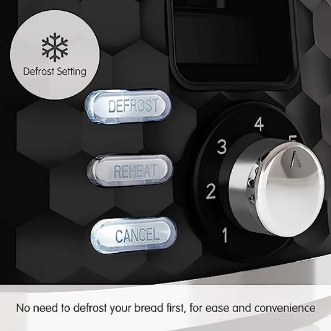 Morphy Richards Hive 2-Slice Toaster - Black | 220031 - Image 5