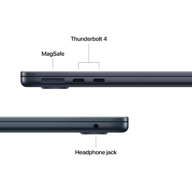 15" MacBook Air 16gb/256gb 10-core GPU - Midnight | MW1L3B-A - Image 3 15" MacBook Air 16gb/256gb 10-core GPU - Midnight | MW1L3B-A - Image 3