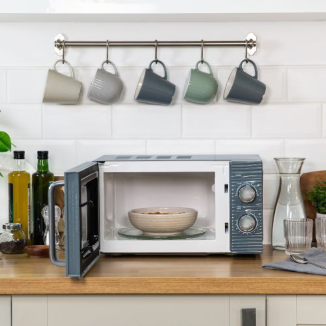 Russell Hobbs Inspire 17L 700W Microwave in Grey | RHM1731G - Image 4