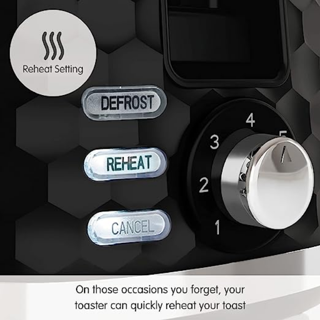 Morphy Richards Hive 2-Slice Toaster - Black | 220031 - Image 4