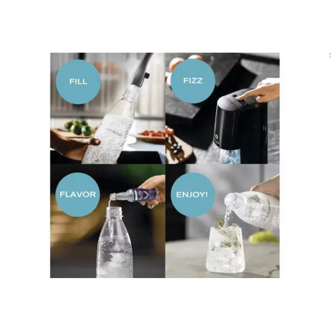 Sodastream E-Terra Sodamaker Starter Pack | Black | 1012911441 - Image 4