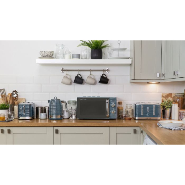 Russell Hobbs Inspire 17L 700W Microwave in Grey | RHM1731G - Image 5