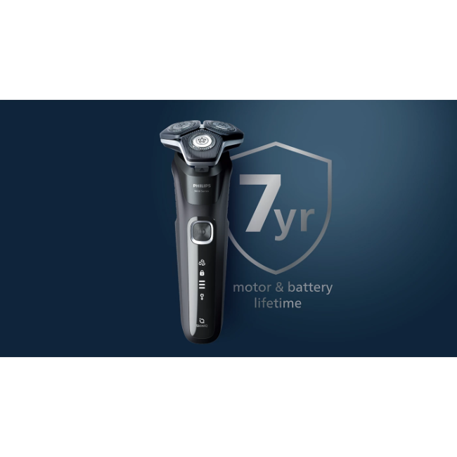 Philips Wet & Dry Electric Shaver Series 5000 - Carbon Grey | S5887-10 - Image 5