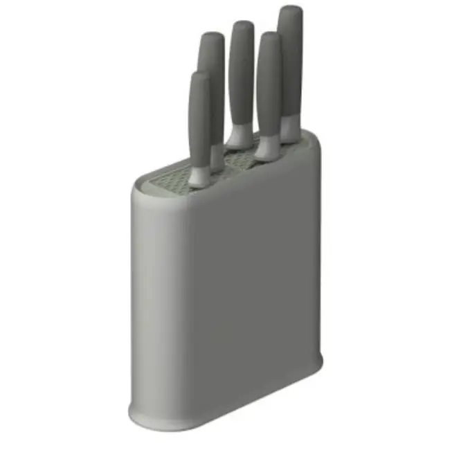 Berghoff Balance 6 Piece Knife Block Set | Grey | 3950532 Berghoff Balance 6 Piece Knife Block Set | Grey | 3950532
