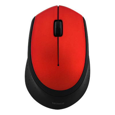 Deltaco Wireless Computer Mouse - Red | MS462 - Image 3