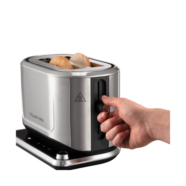 Russell Hobbs Attentiv 2 Slice Toaster - Brushed Stainless Steel | 26210 - Image 3