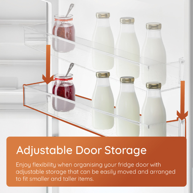 Hotpoint Built-in Total No Frost Fridge Freezer - White | HTC18T112UK - Image 11