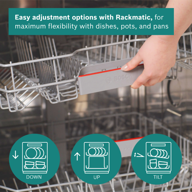 Bosch Series 4 Fully-Integrated Dishwasher 6p/14pl - Neutral | SMH4HVX14G - Image 11