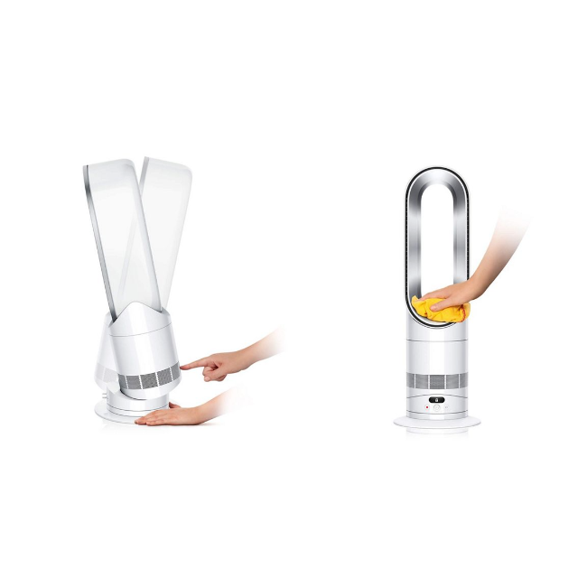 Dyson Hot+Cool HF1 Smart Fan - White | 586344-01 - Image 2