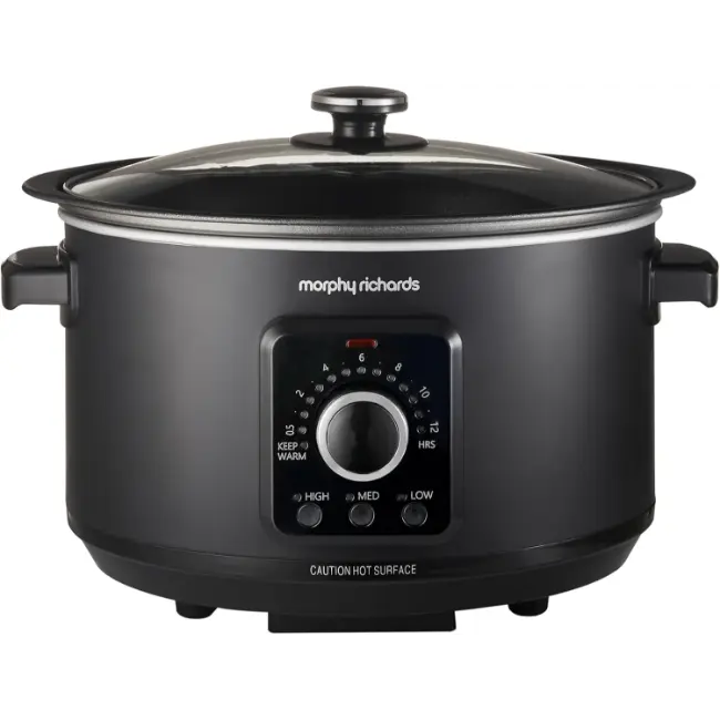 Morphy Richards Easy Time 3.5l Slow Cooker | Black | 460021