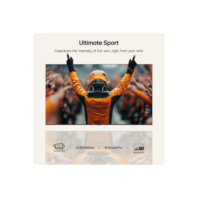 LG 55 inch OLED evo AI G6 4K Smart TV (Wall mount version) - Black | OLED55G64LW.AEI - Image 7