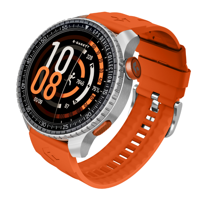Garret Compass GPS Smartwatch - Silver Steel | COMPASS-SILVR