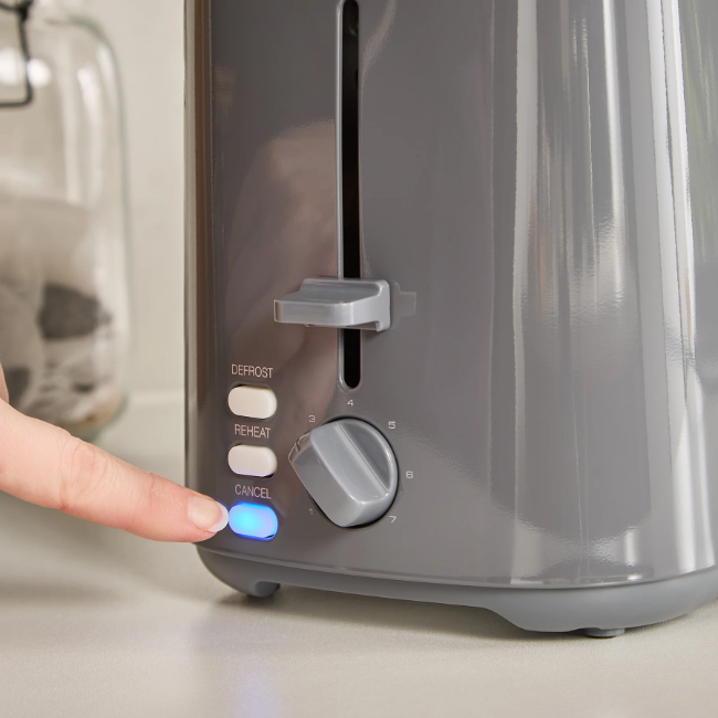 Morphy Richards Equip 2 Slice Toaster | Grey | 222068 - Image 4