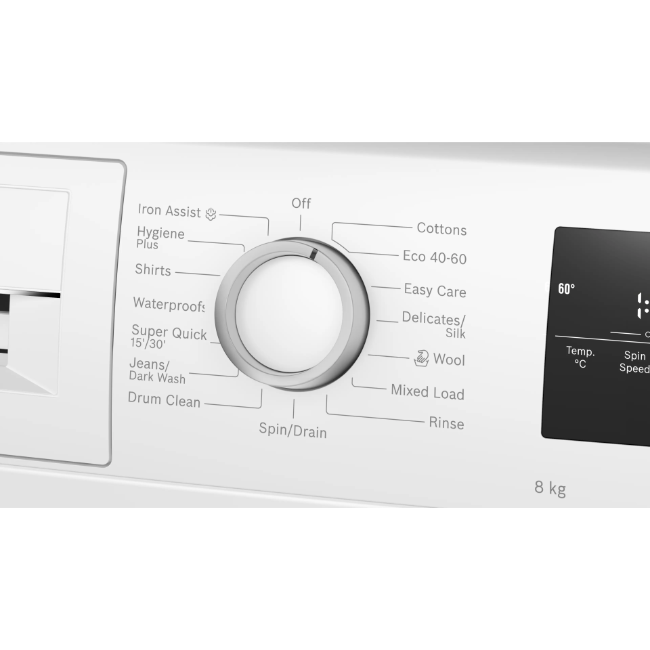 Bosch Series 4 Washing Machine - White | WAN28258GB - Image 3