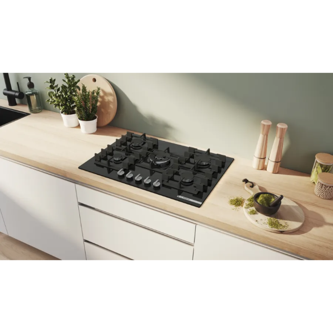 Bosch Series 6, 5 Burner Gas Hob - Black | PPQ7A6I40 - Image 5