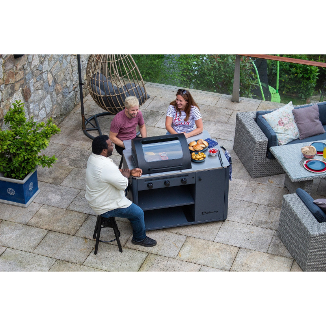 Sahara Arke 3 Burner Gas BBQ -  Grey | ARKEIR - Image 8