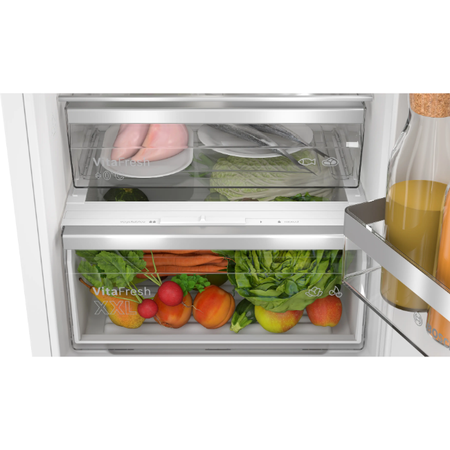 Bosch Series 4 Built-In Fridge-Freezer - White | KIN96VFD0 - Image 4