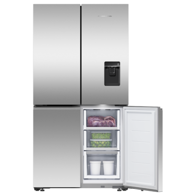 Fisher Paykel Series 7 Quad-Door Refrigerator Freezer - Stainless Steel | RF605QNUVX1 - Image 2