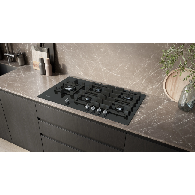 Siemens IQ500 Gas Hob 90cm Tempered Glass - Black | EP9A6MI40 - Image 4