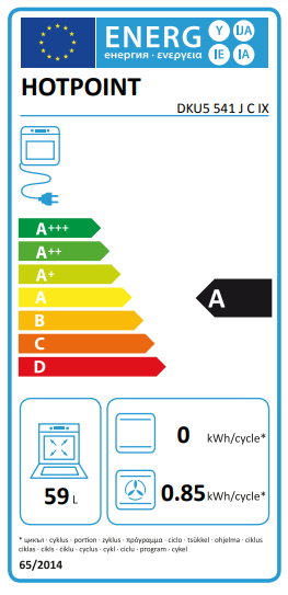 Hotpoint Built Under Double Oven | DKU5 541 J C IX - Image 4
