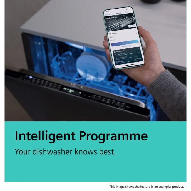 Siemens IQ500 Fully-Integrated Dishwasher - Black | SN95YX02CG - Image 7