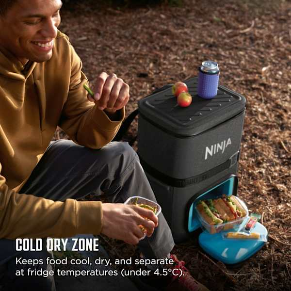 Ninja FrostVault Go 17l 24-Can Backpack Soft Cooler | Charcoal Grey | FF124EUUKCG - Image 5