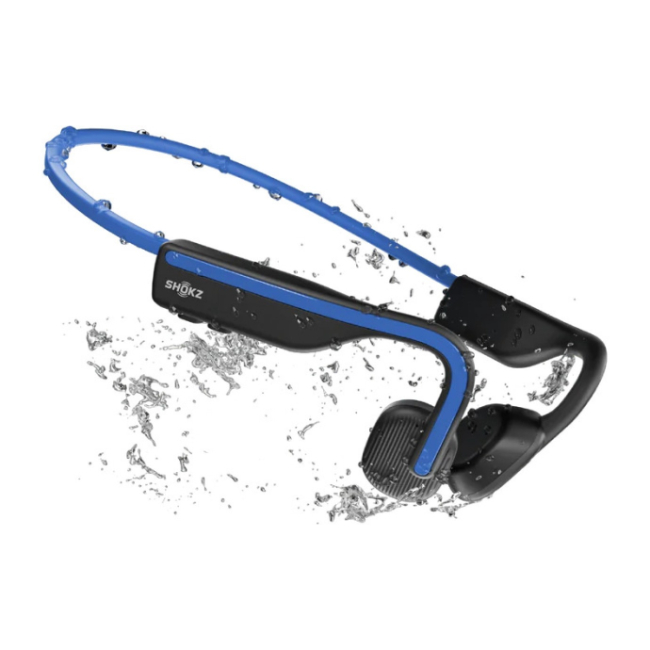 Aftershokz Openmove Open Ear Wireless Sports Loop Headphones - Blue | 38-S661BL - Image 4