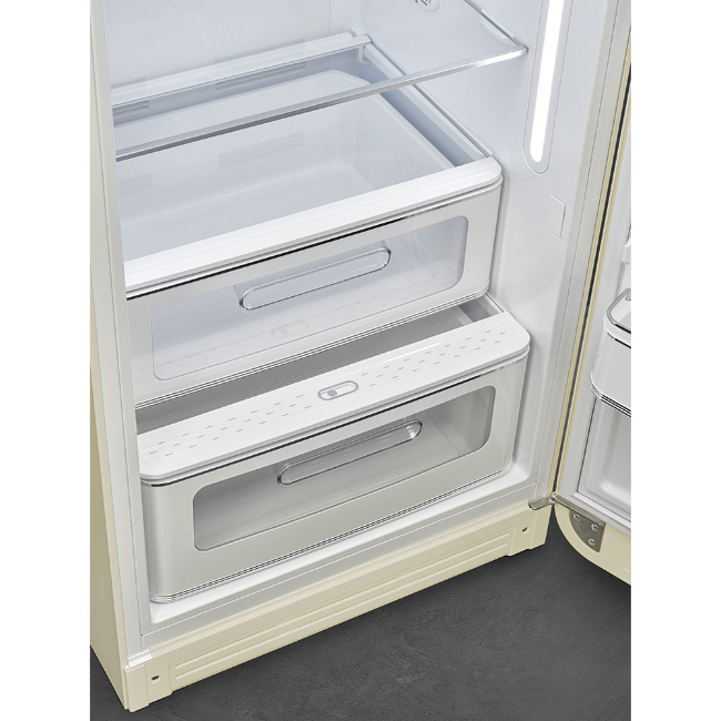 Smeg 50's Style Retro Fridge with Ice Box - Cream | FAB28RCR5UK - Image 6
