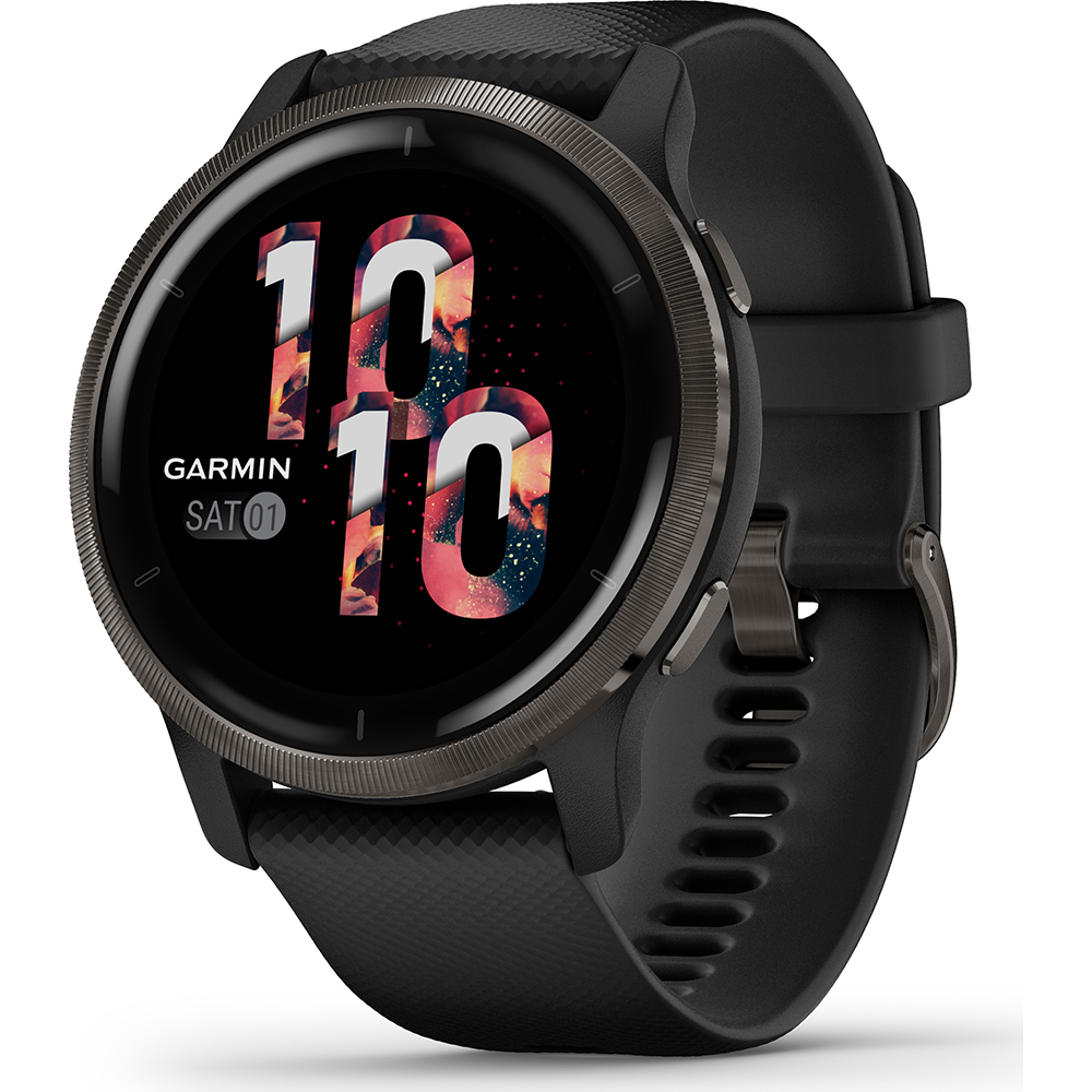 Garmin Venu 2 Smartwatch - Black/Slate | 010-02430-11 Garmin Venu 2 Smartwatch - Black/Slate | 010-02430-11