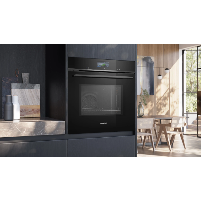 Siemens IQ700 Built-In Oven With Microwave-Function 60x60 cm - Black | HM776G1B1B - Image 3