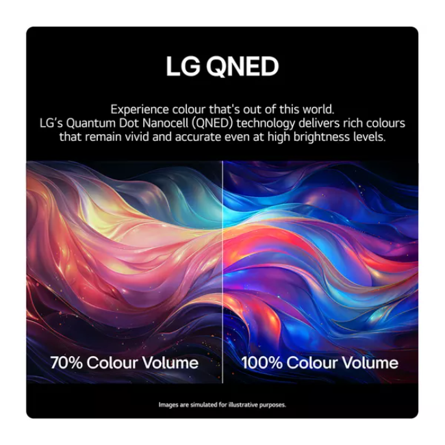 LG 43" QNED AI 4K Smart TV | Black | 43QNED80T6A.AEK - Image 3 LG 43" QNED AI 4K Smart TV | Black | 43QNED80T6A.AEK - Image 3