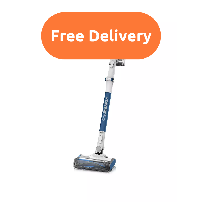 Shark PowerPro Cordless Stick Vacuum, with Anti Hair Wrap & Floor Detect - Navy Metallic | IZ380UK Shark PowerPro Cordless Stick Vacuum, with Anti Hair Wrap & Floor Detect - Navy Metallic | IZ380UK