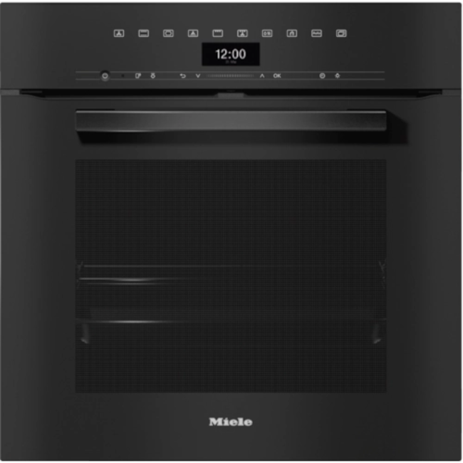 Miele Vitroline Built-In Single Oven - Obsidian Black | H7464BP-OBBL Miele Vitroline Built-In Single Oven - Obsidian Black | H7464BP-OBBL