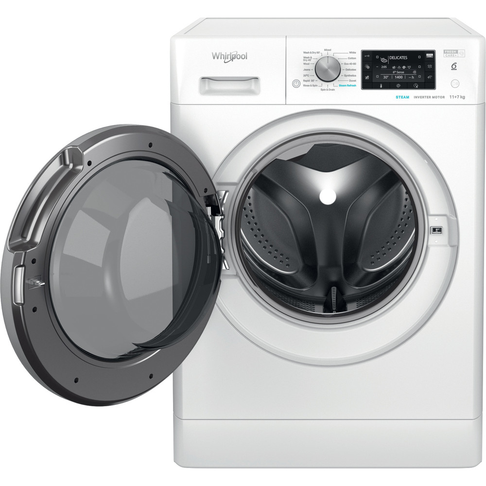 Whirlpool 11Kg/7Kg Washer Dryer - White | FFWDD1174269 - Image 2