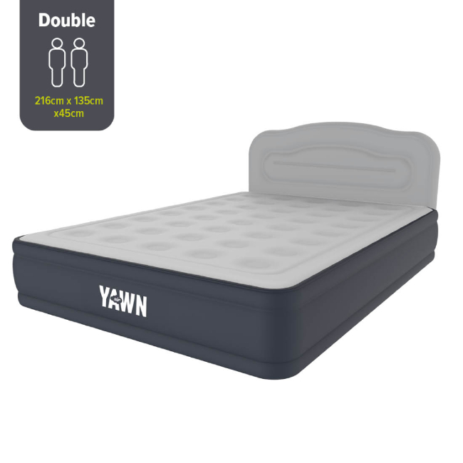 Yawn Double Air Bed with Fitted Sheet | 01659 - Image 2 Yawn Double Air Bed with Fitted Sheet | 01659 - Image 2