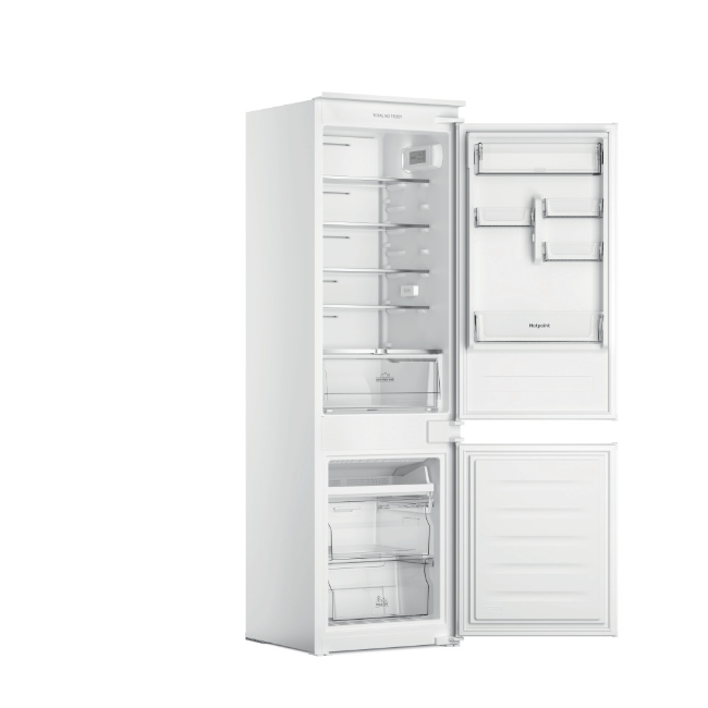 Hotpoint Built-in Total No Frost Fridge Freezer - White | HTC18T112UK - Image 3 Hotpoint Built-in Total No Frost Fridge Freezer - White | HTC18T112UK - Image 3