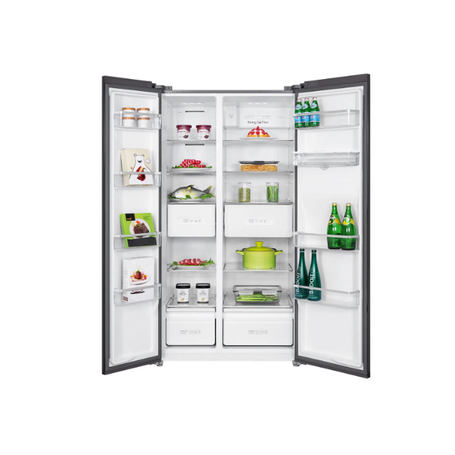 TCL American Fridge Freezer with Water Dispenser - Grey | RP503SSE1UK - Image 3